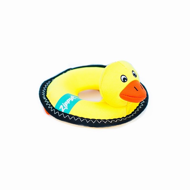 Zippy Paws 水に浮くおもちゃ アヒル Duck Dog Toy